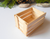 Miniature wooden crate- Plain wood -Dollhouse accesories- 1/12 scale mini wooden vintage crate- dollhouse basket box- miniature garden box