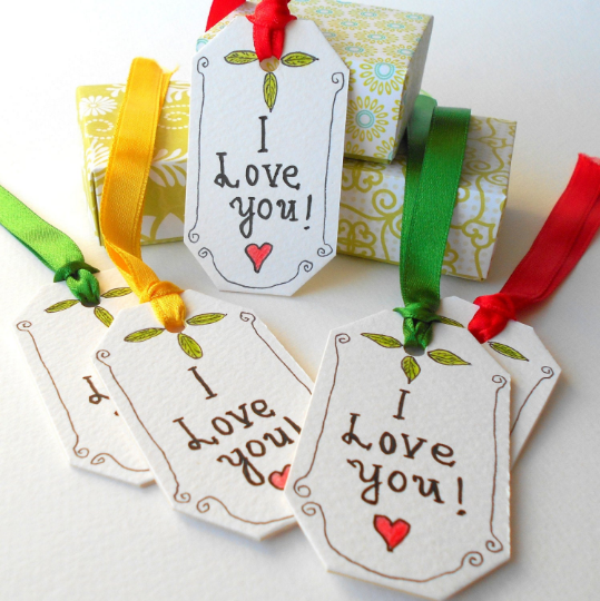 Personalized tags best sale and ribbons