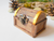 Miniature treasure chest box- Dollhouse chest box -mini accesories- 1/12 scale mini wooden vintage treasury box
