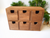 Wooden desk organizer- box with drawers- Keepsake Jewelry Box- Apothecary Cabinet- Desktop Organizer- box for herbs- Help us plant 1 Tree