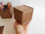 Small wooden box coffer- transporting chest box made of bamboo sticks- trunk box with a cap- Scale 1/6 doll accesories- mini box crate