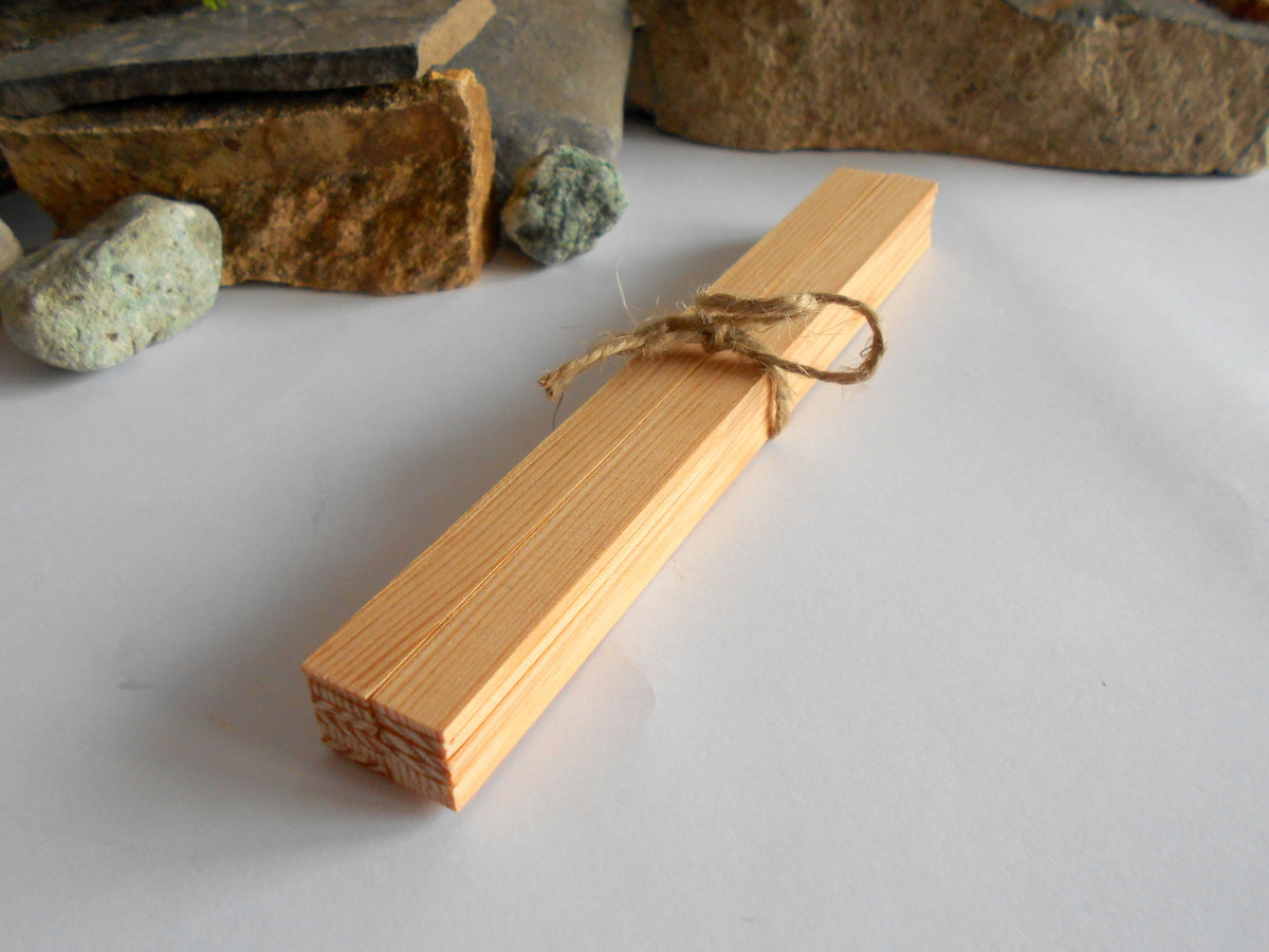Mini lumber boards- 2x10 mm- 12 pcs.- 6&#39;&#39;- dollhouse materials- 1/12 supplies- miniature wooden planks- dollhouse materials