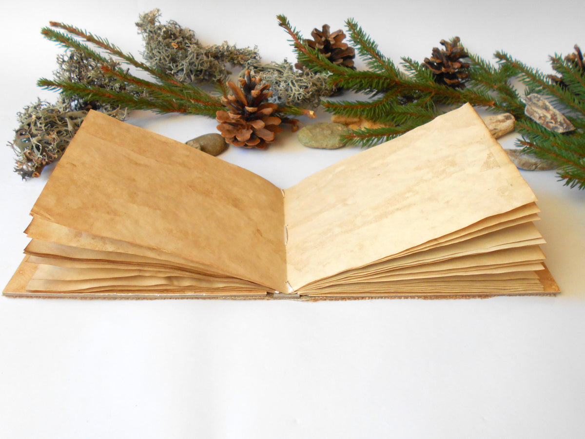 Handmade wedding book- Rustic burlap fabric journal- burlap sketchbook with 100% recycled pages- custom burlap journal- Eco friendly guestbook