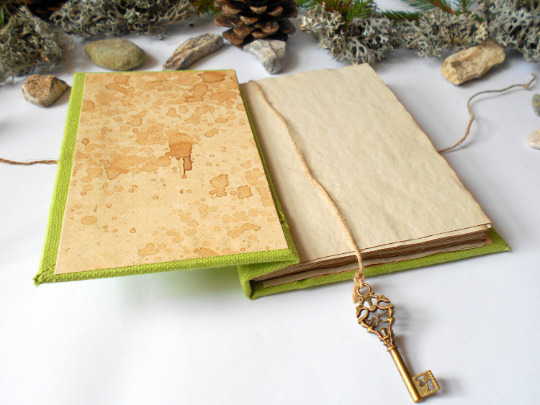 Refillable Handmade Leather Wrap Journal - 4 colors