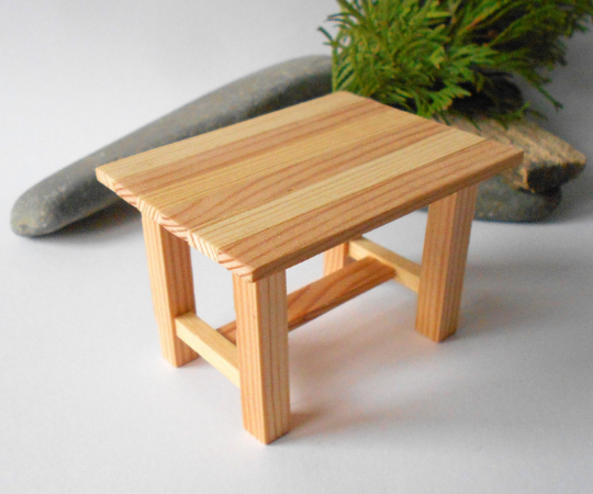 miniature wooden furniture