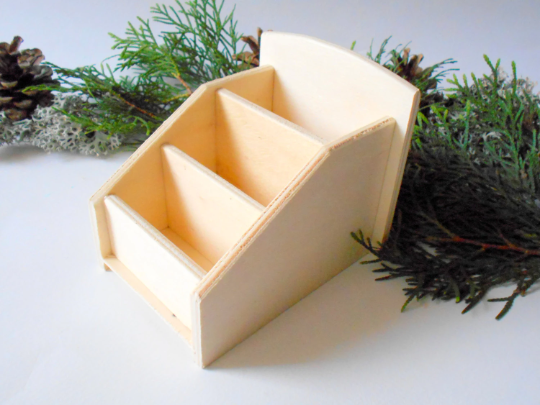 Wooden drawers box- 2 small drawers