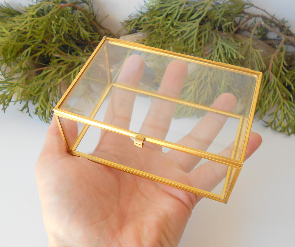 Small Glass Box Design Glass transparent small display box - Exiarts & Ecocrafts