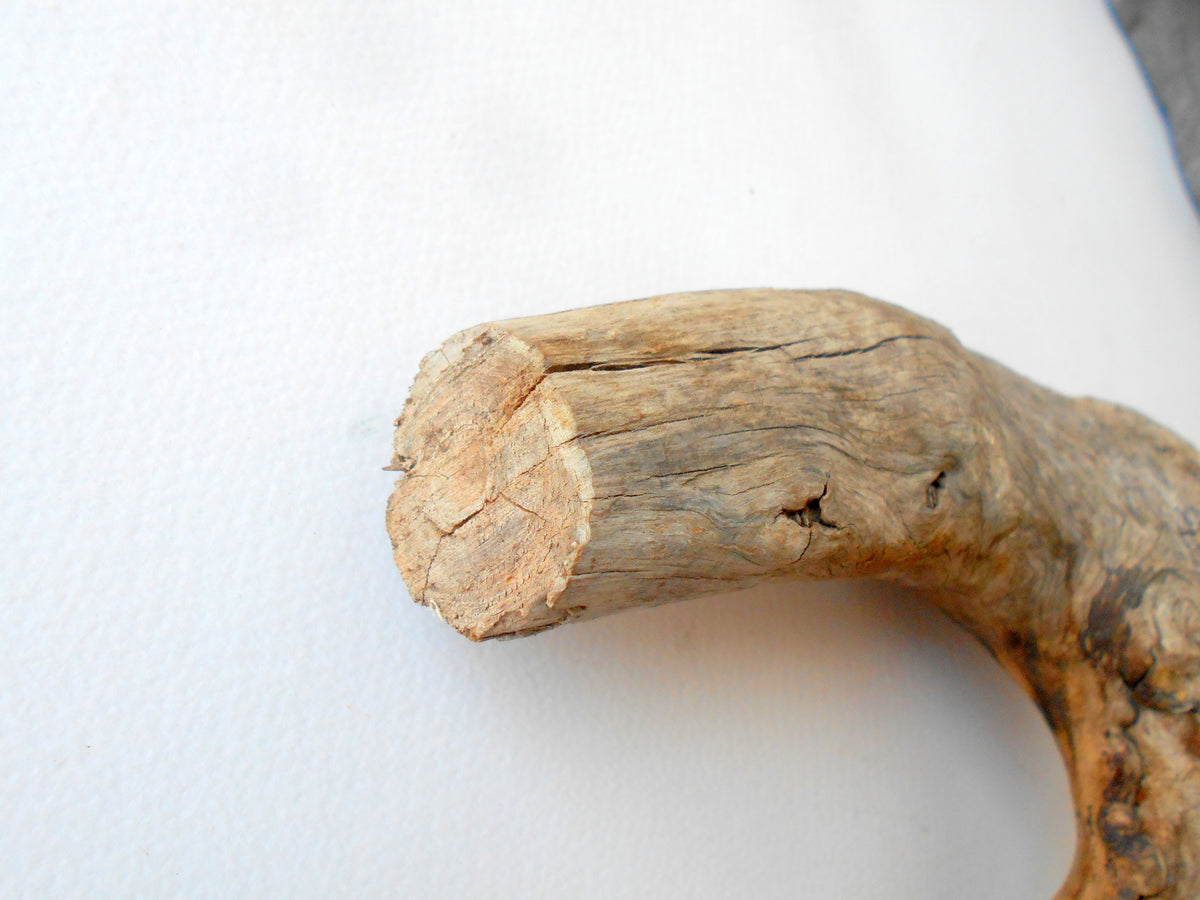 This is a naturally formed driftwood with a unique surface formed in a forest in the Rhodopes Mountain in Southern Europe- country Bulgaria. This piece of wood has been formed for many years and time has exposed the inner parts of the old tree wood. It looks to me like a pipe.&amp;nbsp;  Size: about 7.5&#39;&#39; x 6&#39;&#39; x 2&#39;&#39;-&amp;nbsp; 19 x 15 x 5 cm.&amp;nbsp;