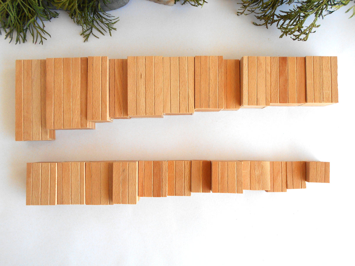 Miniature wooden box set of 23 different standart sizes - 1:12 scale dollhouse accessories - made to order beech wood miniature boxes with lids - Set Number 27
