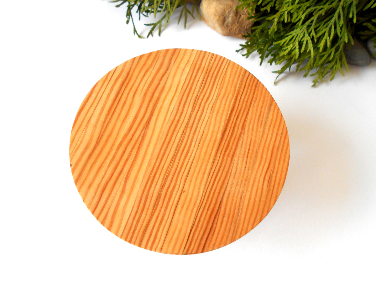 The height of the table is 2.5 inches and it is 4.5 inches diameter. This is 11.4 cm. diameter and 6.4 cm. height. This product listing is for one sush table.