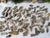 This is a Set of 100 Natural Stone Bricks Materials for Miniatures & Crafts - DIY Craft Supplies. I will make a selection specially for you of 100 such stones and I will make sure to include in the set 4 different types of stone bricks- squareish, rectangularish,  long and narrow like short beams and also plate like slate stones. Your set will have from all of the 4 types of stones.