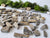 This is a Set of 100 Natural Stone Bricks Materials for Miniatures & Crafts - DIY Craft Supplies. I will make a selection specially for you of 100 such stones and I will make sure to include in the set 4 different types of stone bricks- squareish, rectangularish,  long and narrow like short beams and also plate like slate stones. Your set will have from all of the 4 types of stones.
