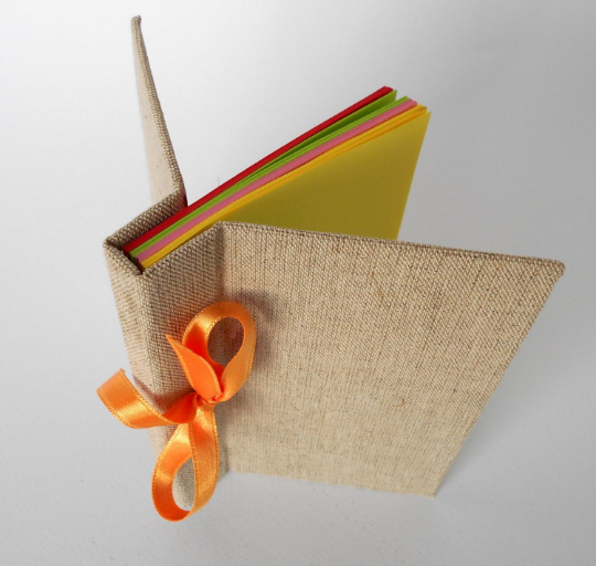 How To Bind A Book With Ribbon