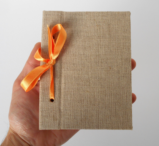 How To Bind A Book With Ribbon