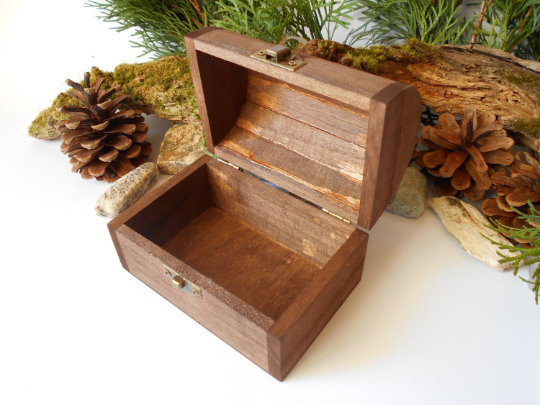 Wooden best sale craft chest