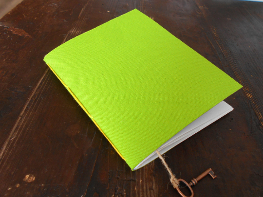 Linen Fabric notebook journal with Hemp binding- burlap rustic handmade journal- 100% recycled pages- writers notebook- Green Linen fabric blank sketchbook- Eco-friendly gift for writers, artists and teachers