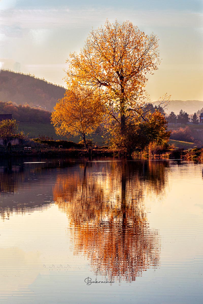Sunset from а Mountain near Sofia City- nature photography wall art print- photo wall decor- Bulgarian landscape photo print