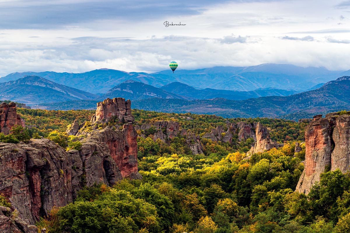 Mountain sunrise nature photography wall art print- photo wall decor- Sunrise over the Belogradchik rocks- number 1 - Bulgarian landscape