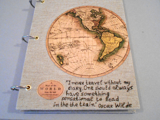 Map travel journal - Exiarts & Ecocrafts